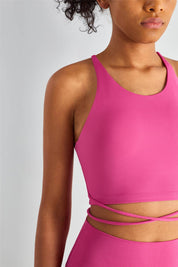 Crossover Straps Sports Bra by bornfocus