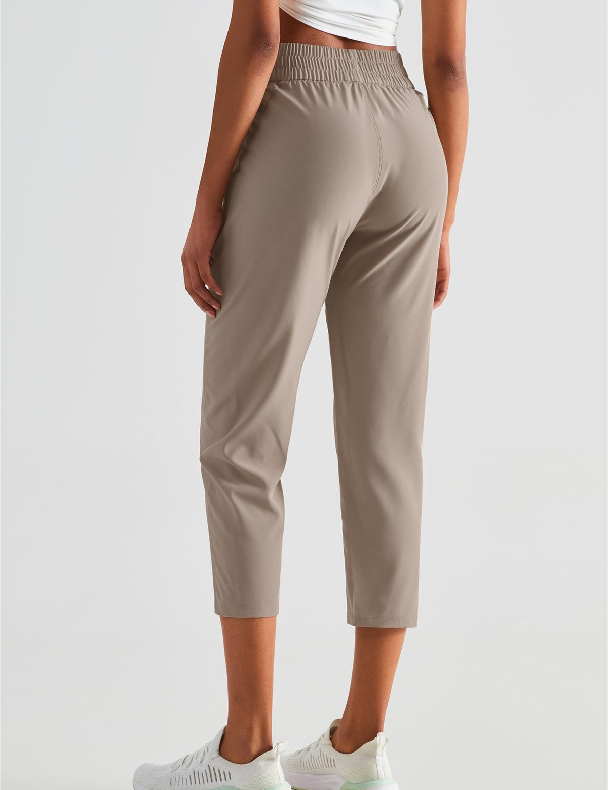 UPF 50+ Tapered Crop Pants with Pockets by bornfocus