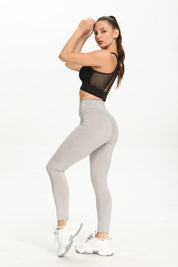 Ripples Ruched Bum Gym Leggings by bornfocus