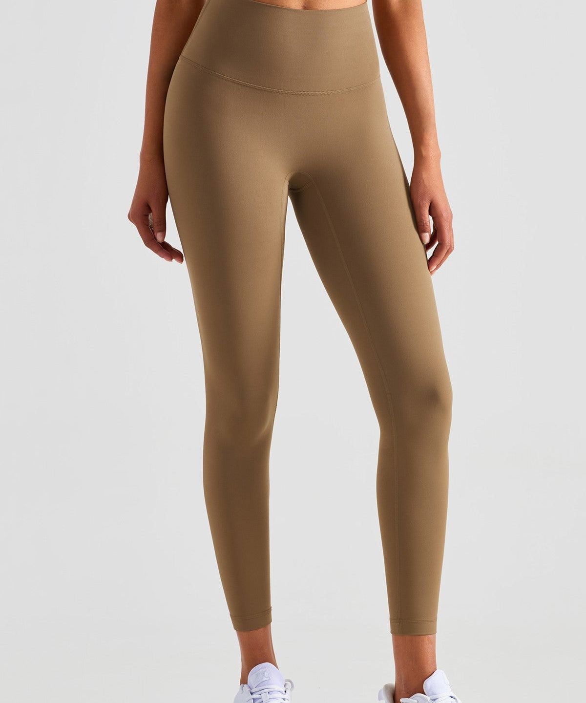 High-Rise No Front Seam Leggings by bornfocus