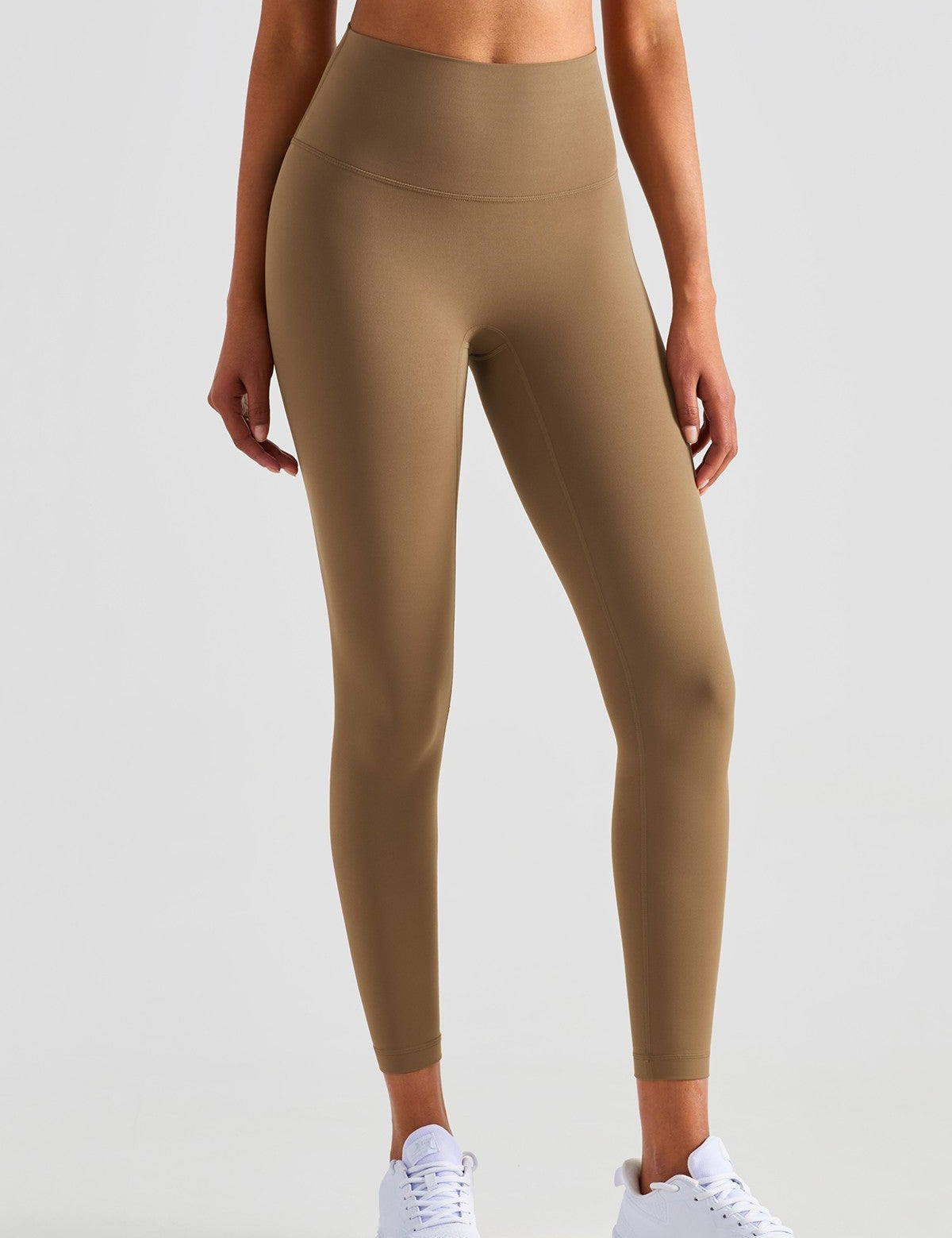 High-Rise No Front Seam Leggings by bornfocus