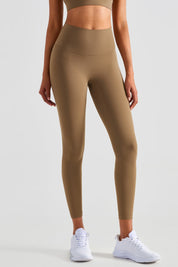 High-Rise No Front Seam Leggings by bornfocus