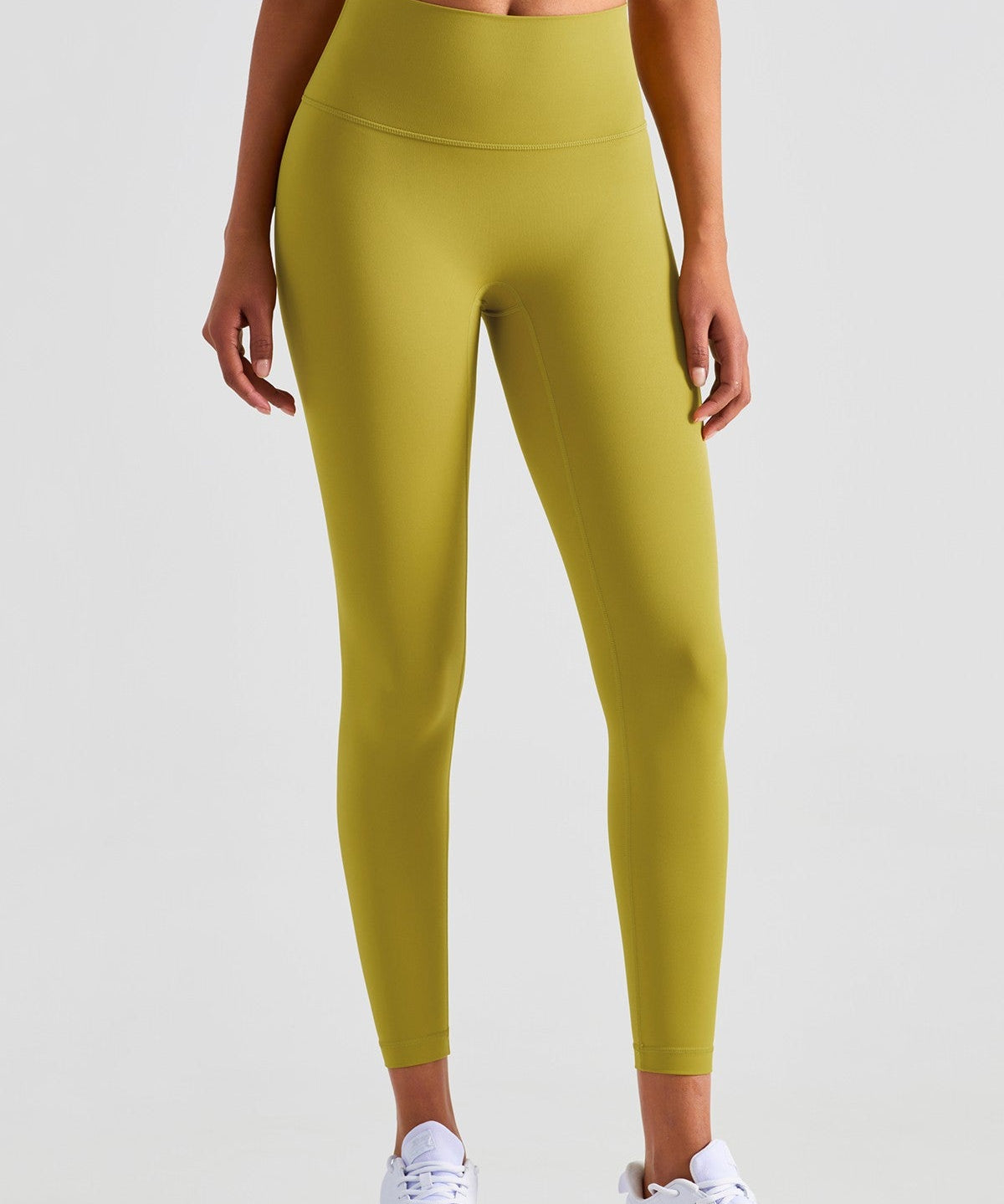 High-Rise No Front Seam Leggings by bornfocus