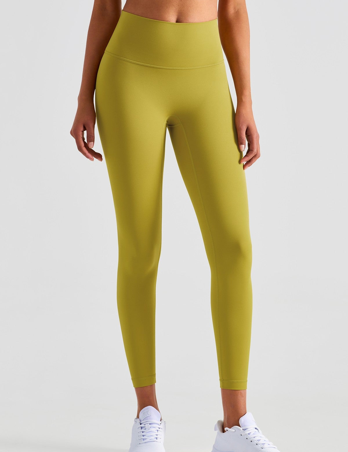 High-Rise No Front Seam Leggings by bornfocus