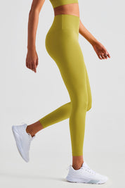 High-Rise No Front Seam Leggings by bornfocus