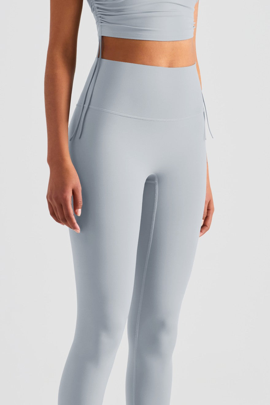 High-Rise No Front Seam Leggings by bornfocus