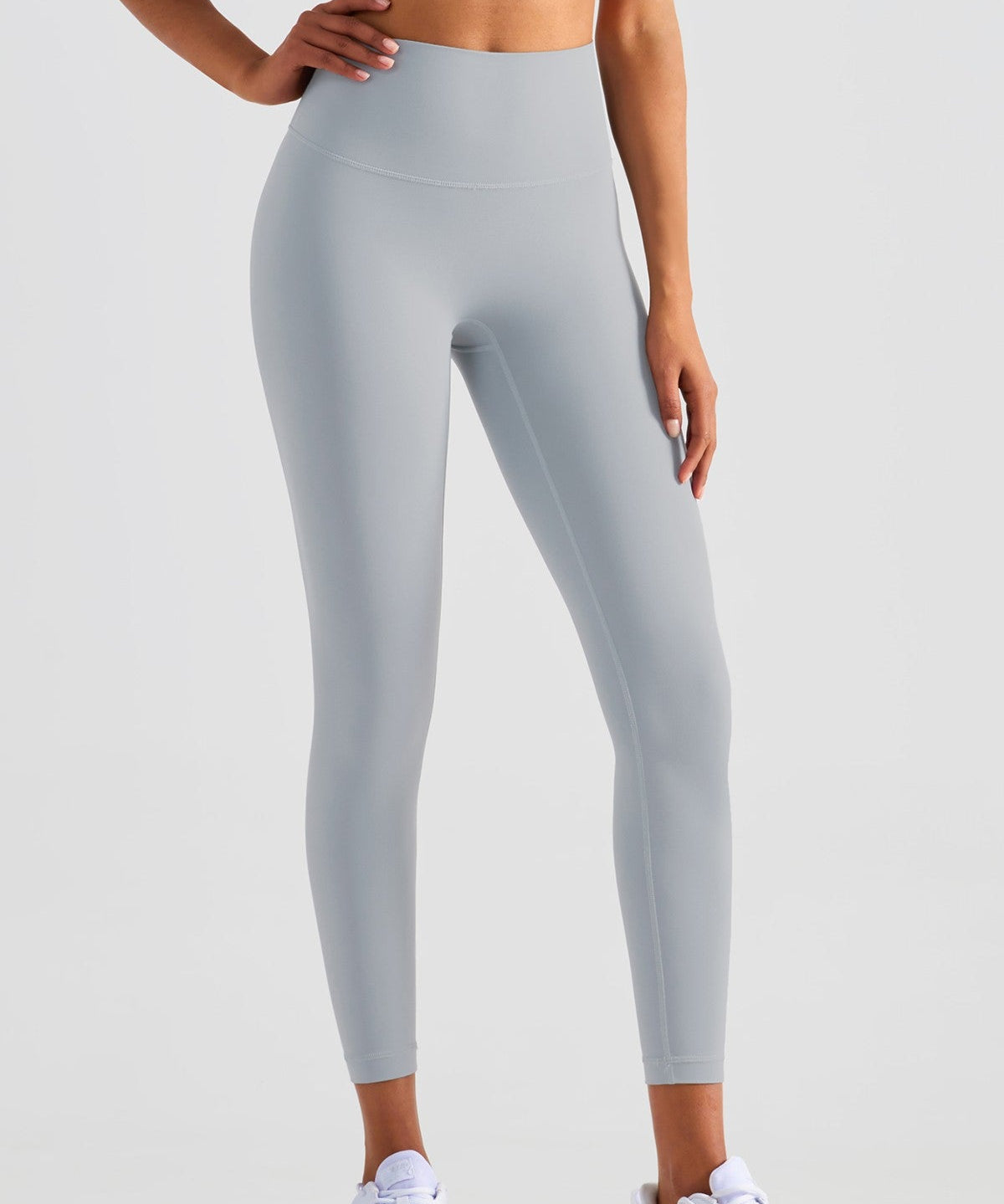 High-Rise No Front Seam Leggings by bornfocus