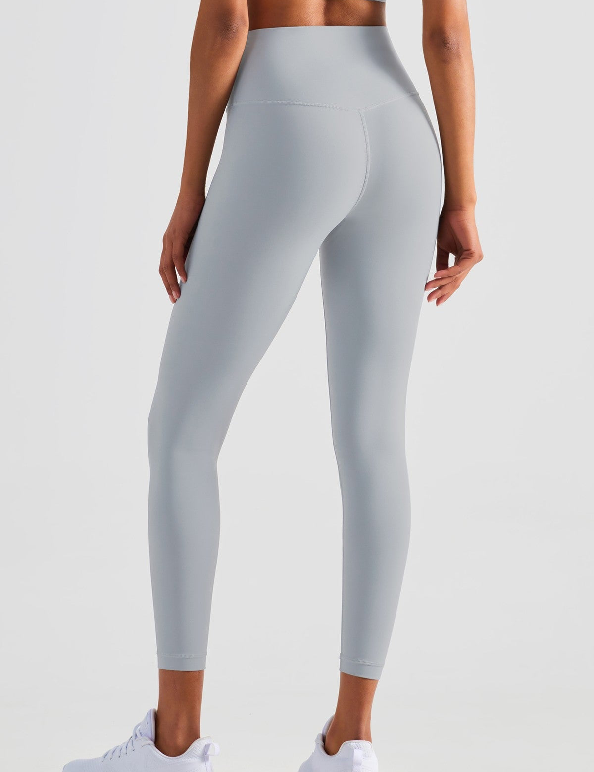 High-Rise No Front Seam Leggings by bornfocus