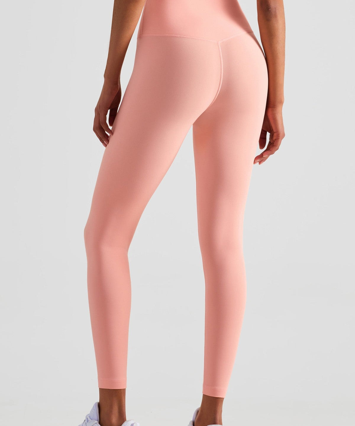 High-Rise No Front Seam Leggings by bornfocus