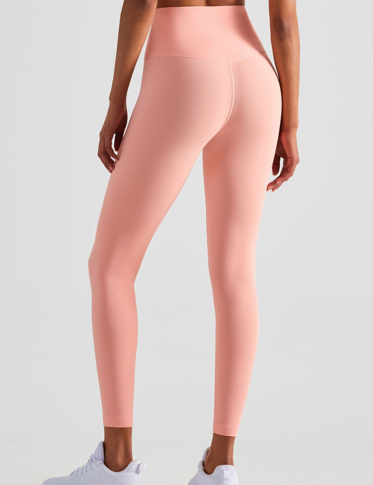 High-Rise No Front Seam Leggings by bornfocus