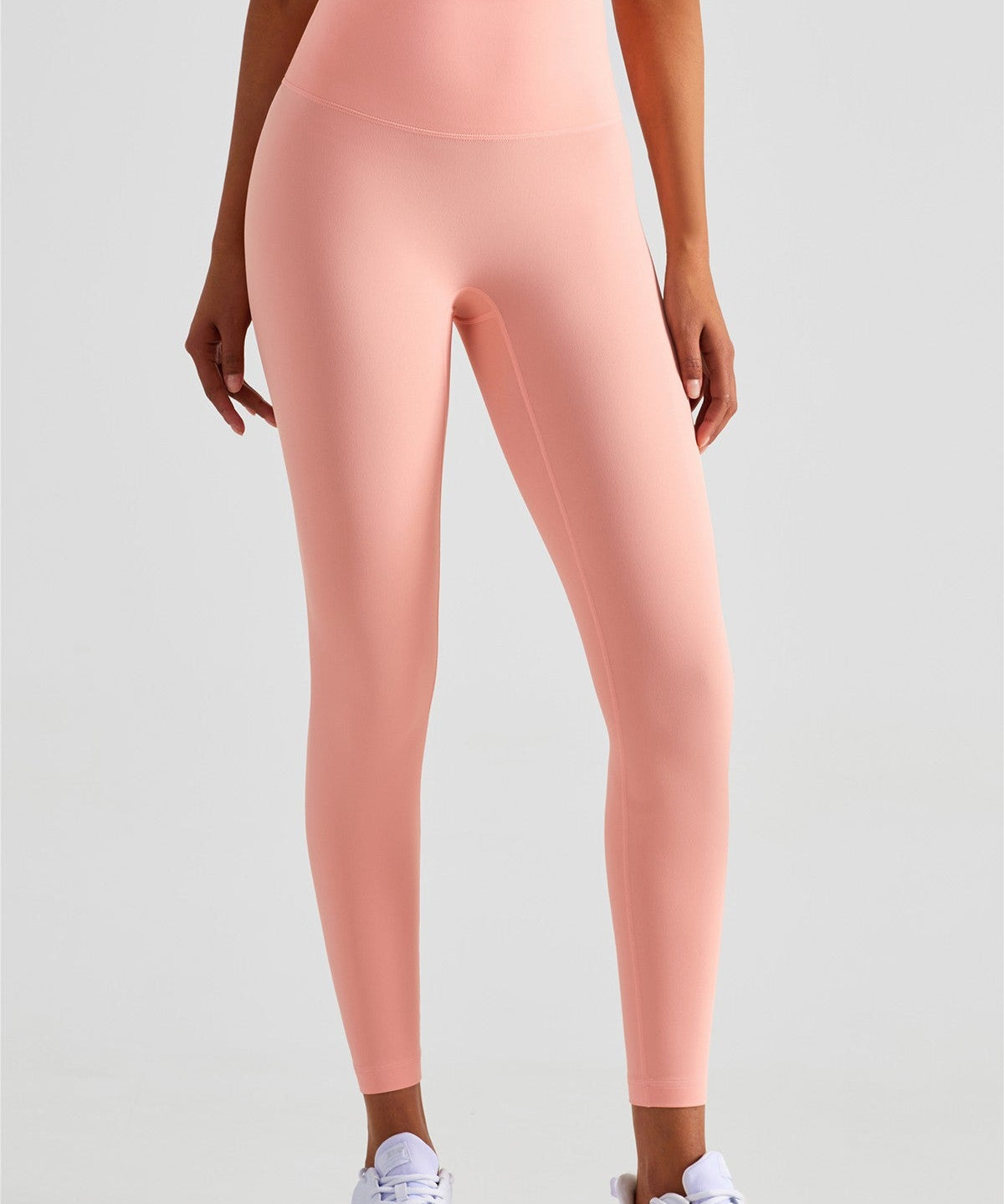 High-Rise No Front Seam Leggings by bornfocus