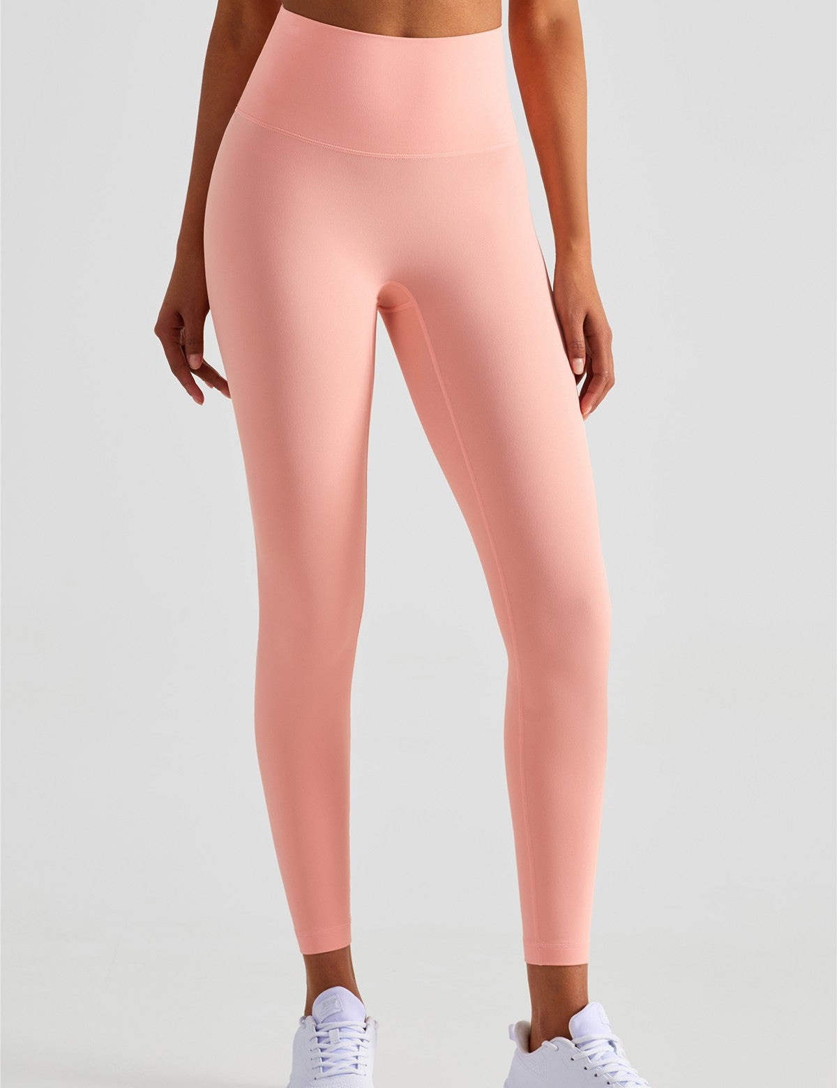 High-Rise No Front Seam Leggings by bornfocus