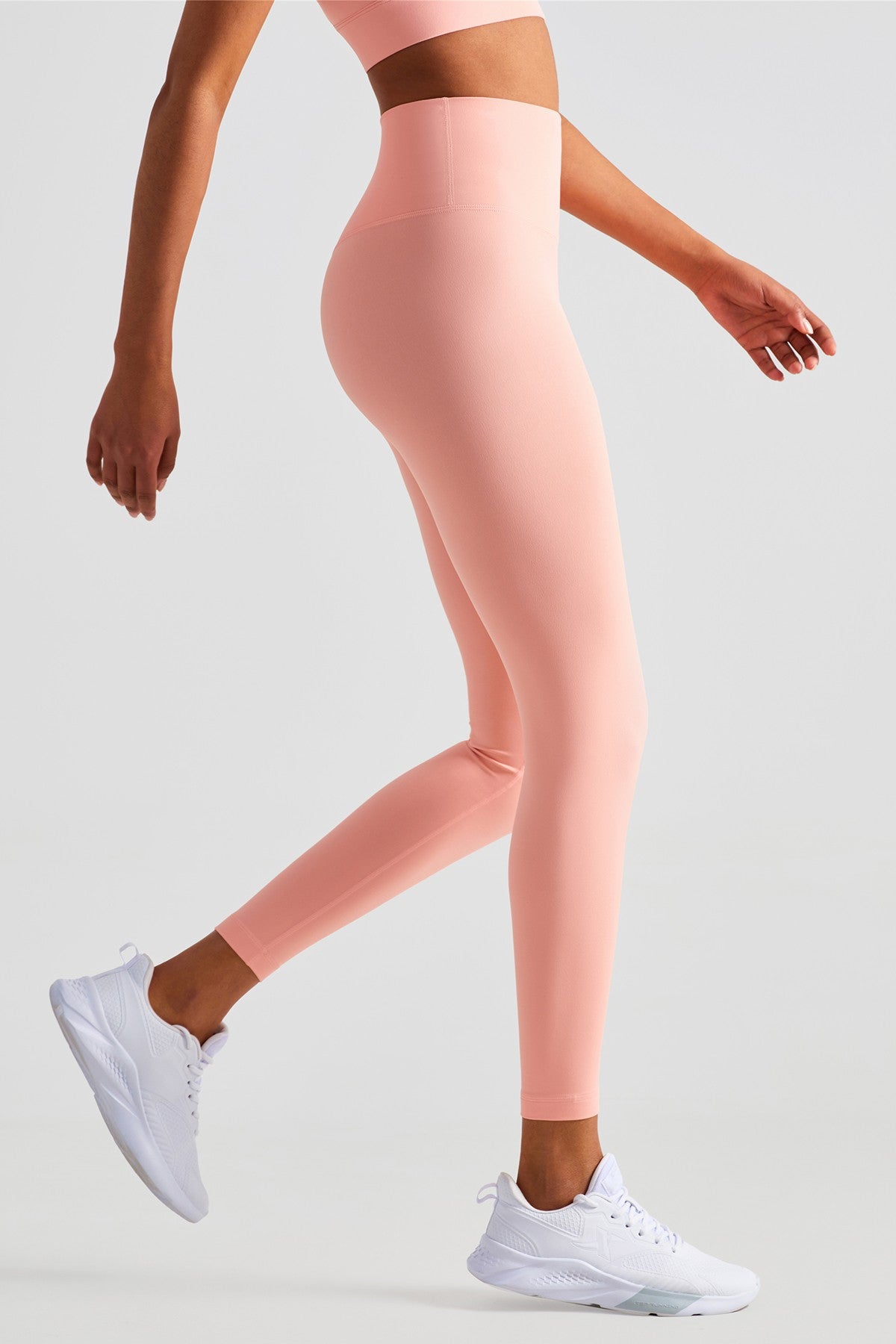 High-Rise No Front Seam Leggings by bornfocus