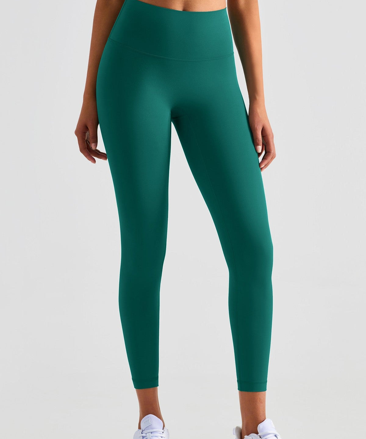 High-Rise No Front Seam Leggings by bornfocus