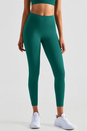 High-Rise No Front Seam Leggings by bornfocus