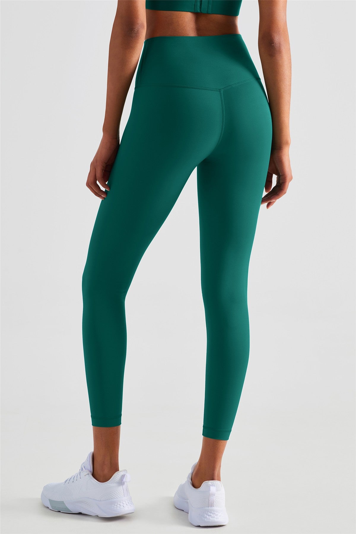 High-Rise No Front Seam Leggings by bornfocus