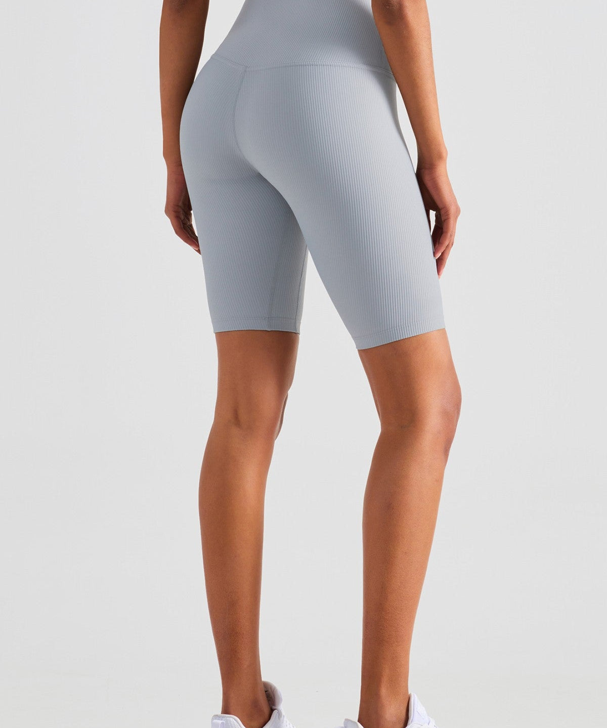 Ribbed Seamless Yoga Shorts by bornfocus