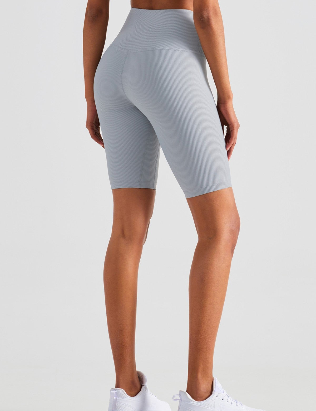 Ribbed Seamless Yoga Shorts by bornfocus