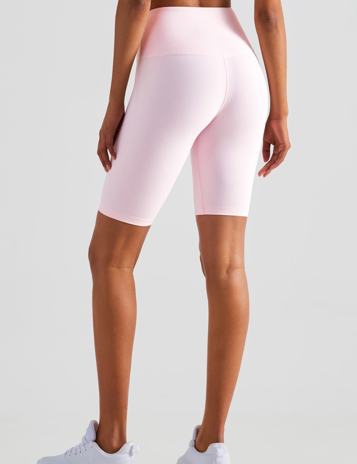 Ribbed Seamless Yoga Shorts by bornfocus