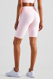 Ribbed Seamless Yoga Shorts by bornfocus