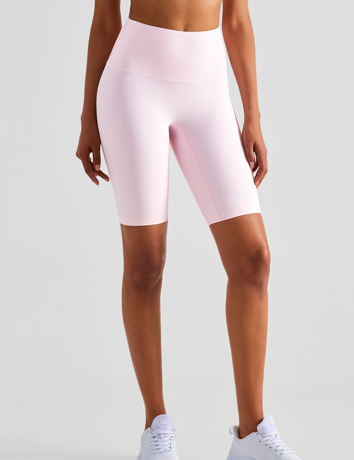 Ribbed Seamless Yoga Shorts by bornfocus