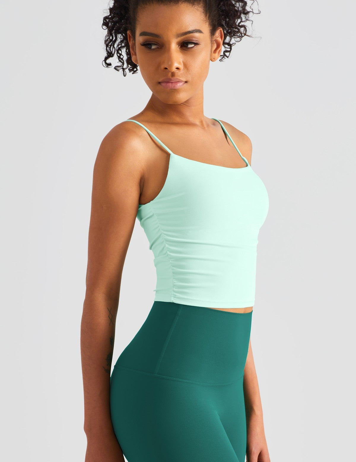 Spaghetti Strap Sports Camisole by bornfocus