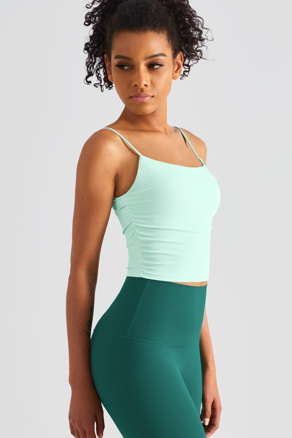 Spaghetti Strap Sports Camisole by bornfocus