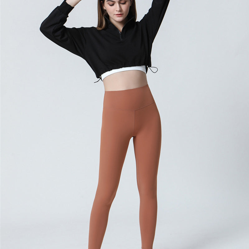 Half-zip Stand-up Collar Sweatshirt by bornfocus