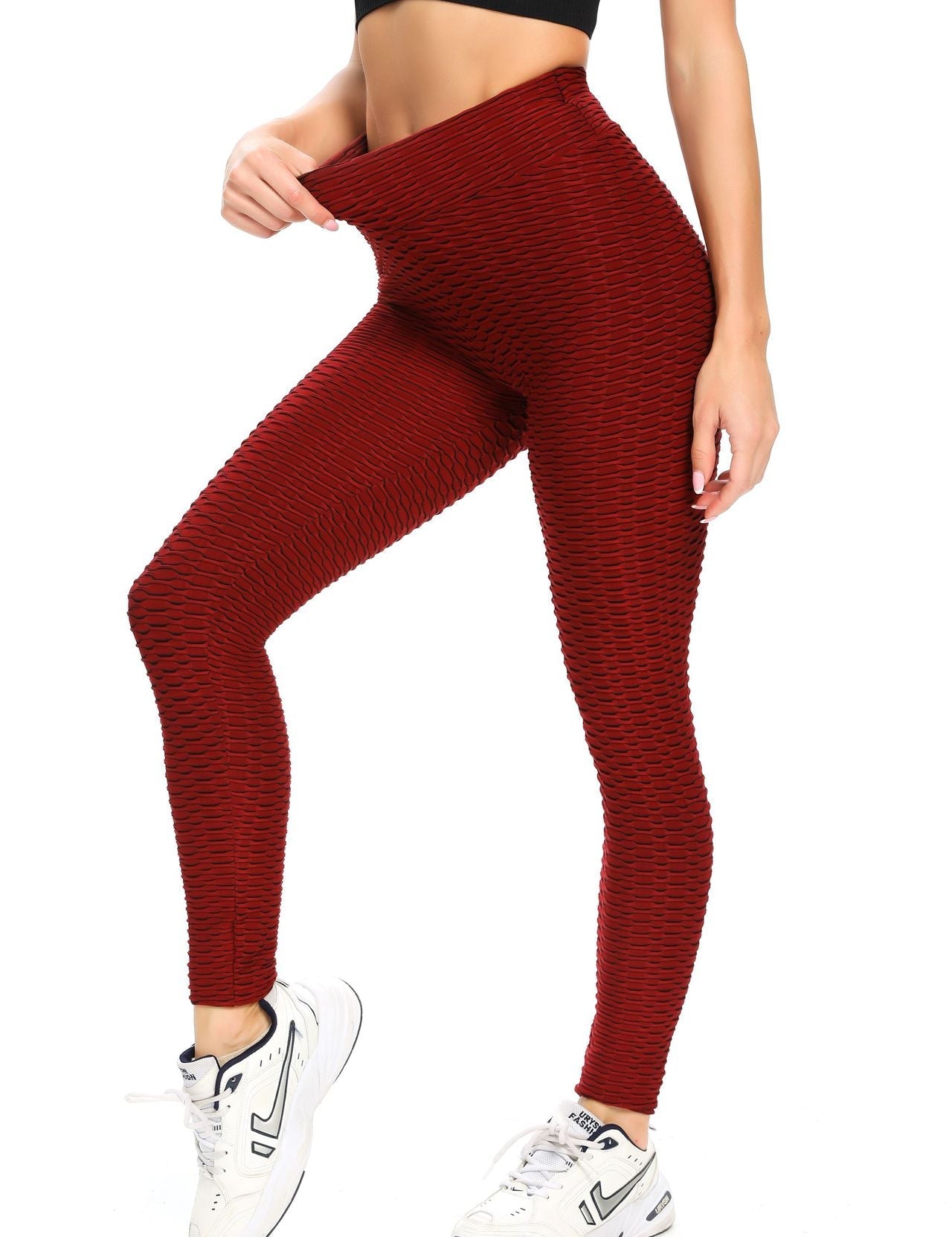 Tummy Control Butt Lifting Anti Cellulite Leggings by bornfocus