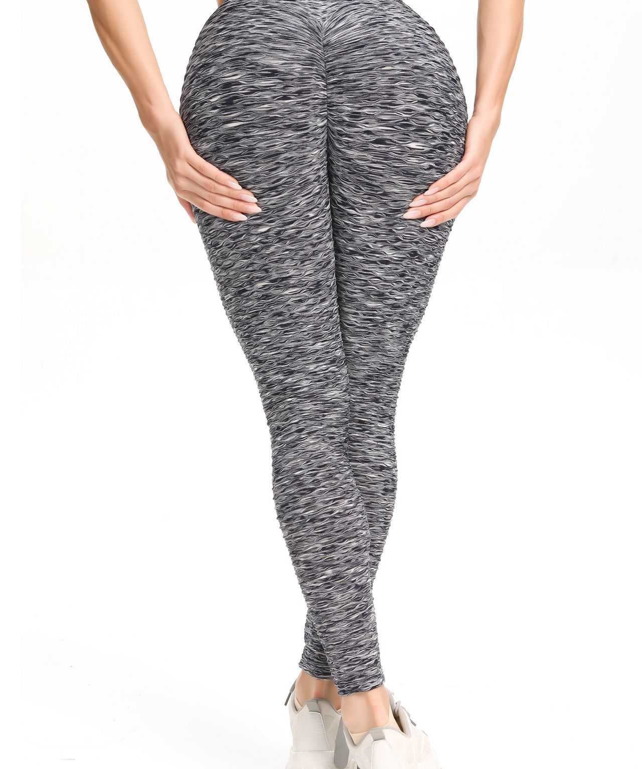 High Waisted Ruched Butt Lifting Leggings by bornfocus