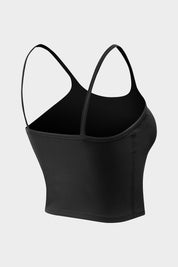 Spaghetti Strap Cropped Camisole by bornfocus