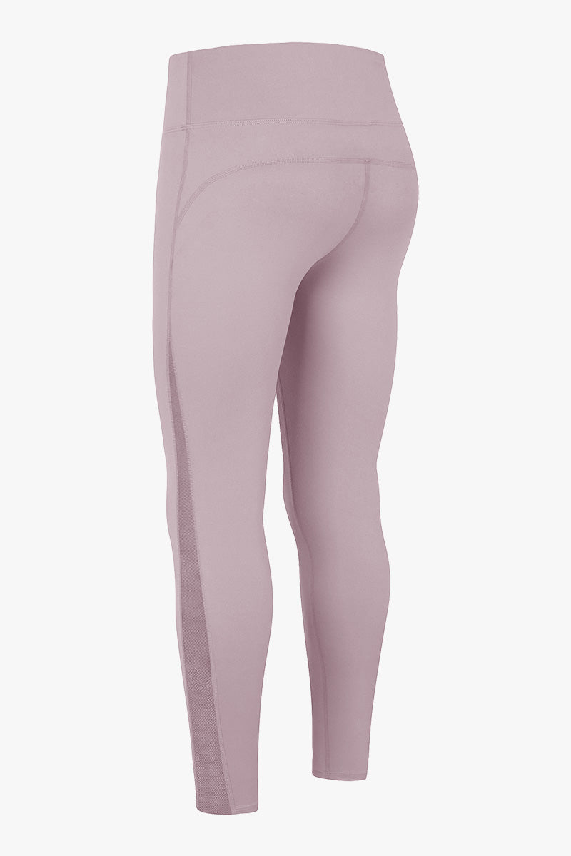 High Waist Workout Leggings with Mesh Inserts by bornfocus