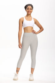 High Waisted Cropped Butt Lifting TikTok Leggings by bornfocus