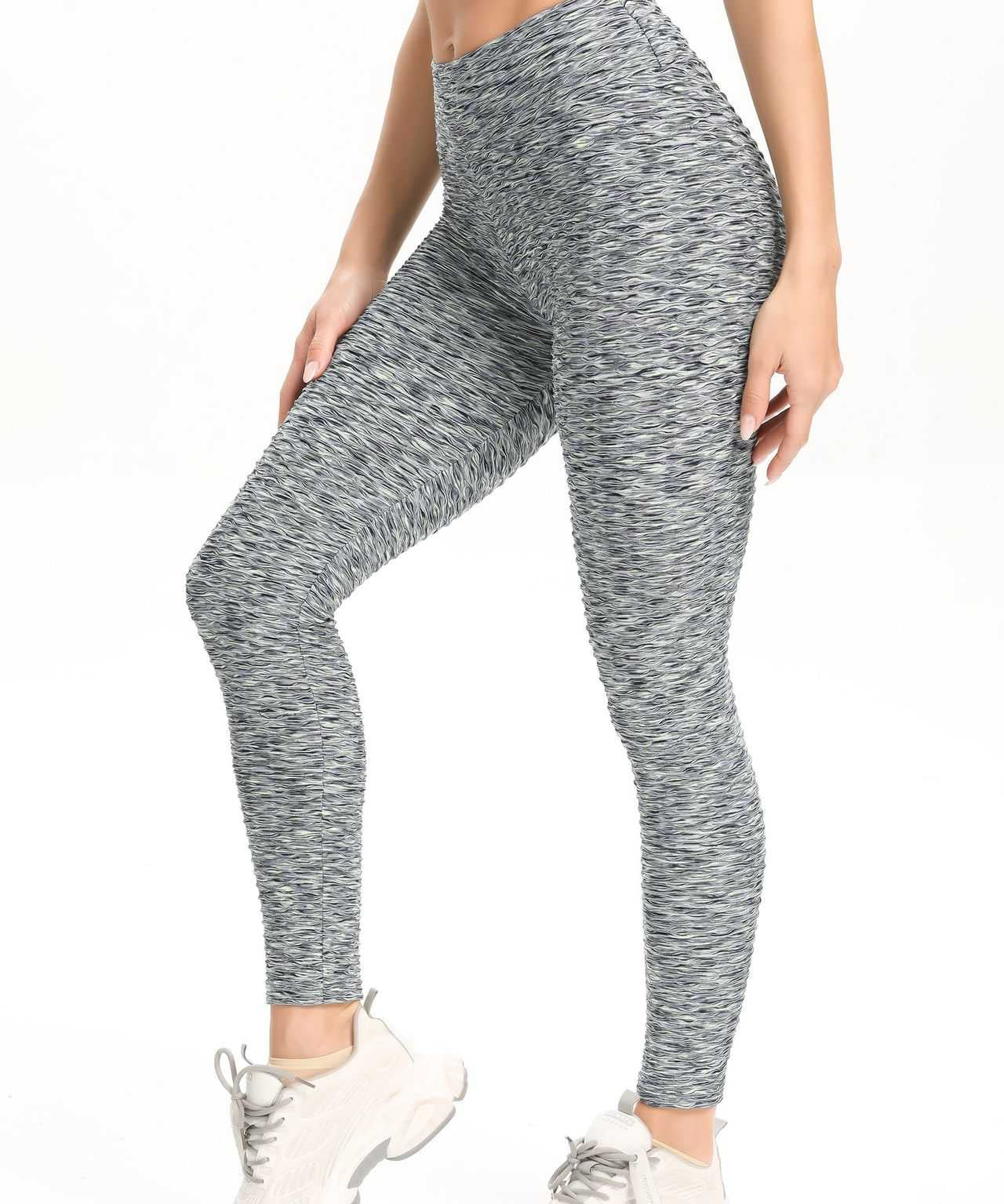 High Waisted Ruched Butt Lifting Leggings by bornfocus