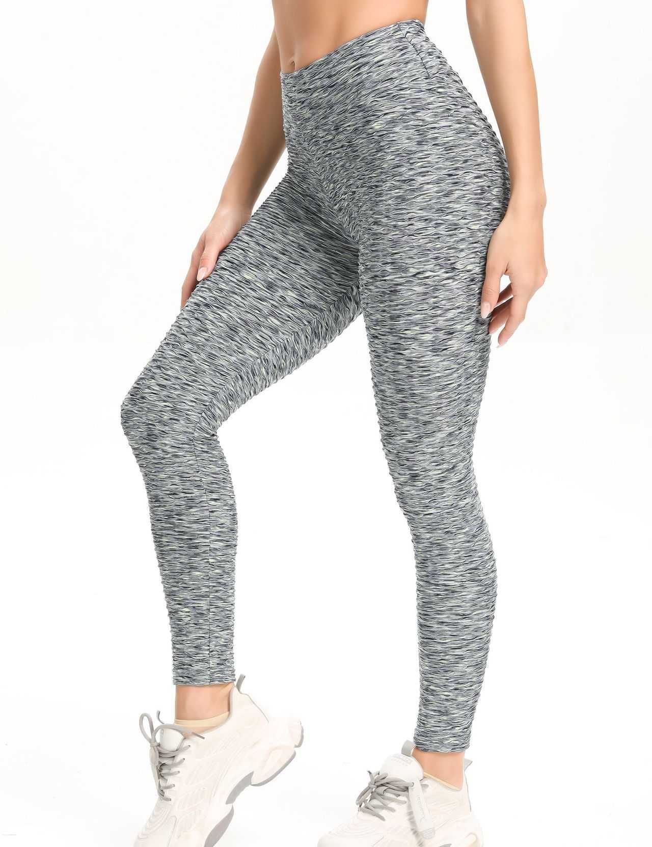 High Waisted Ruched Butt Lifting Leggings by bornfocus