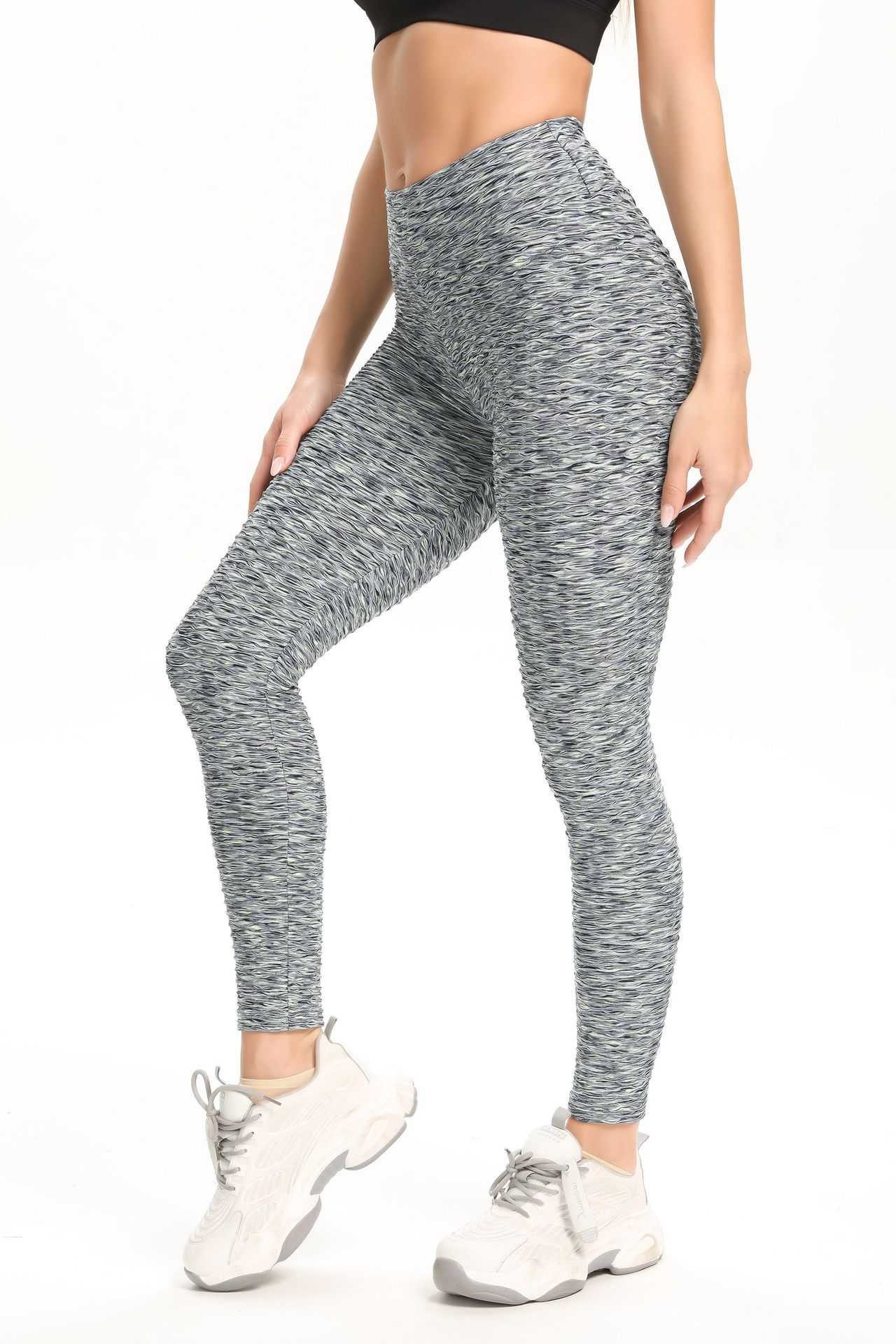 High Waisted Ruched Butt Lifting Leggings by bornfocus