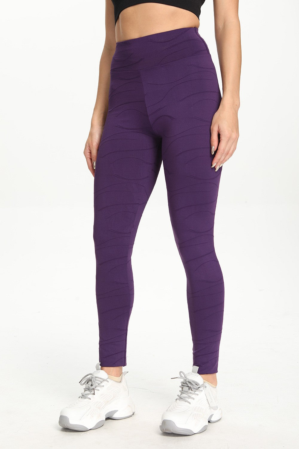 Ripples Ruched Bum Gym Leggings by bornfocus