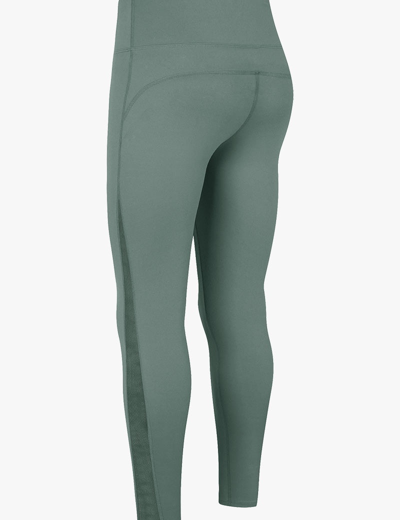 High Waist Workout Leggings with Mesh Inserts by bornfocus