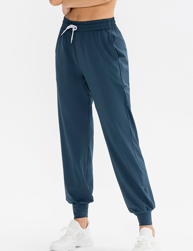 Tapered Jogger Pant with Drawstring by bornfocus