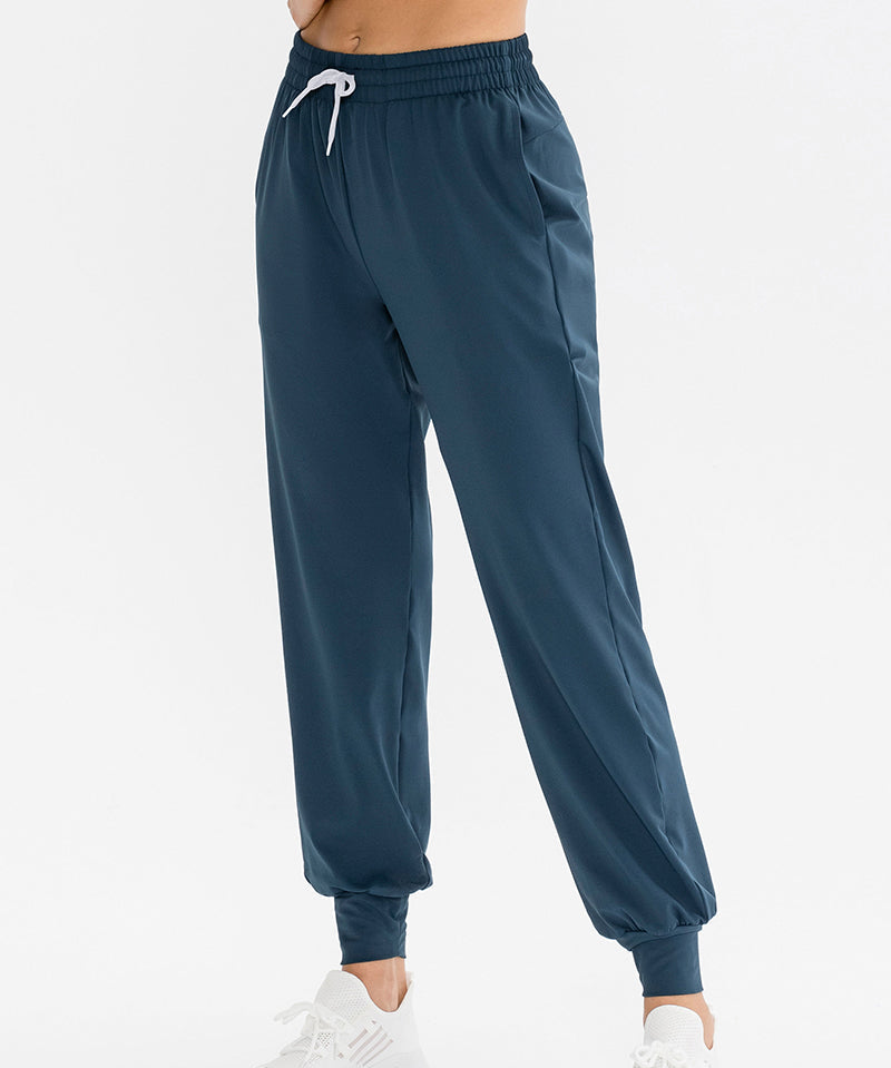 Tapered Jogger Pant with Drawstring by bornfocus