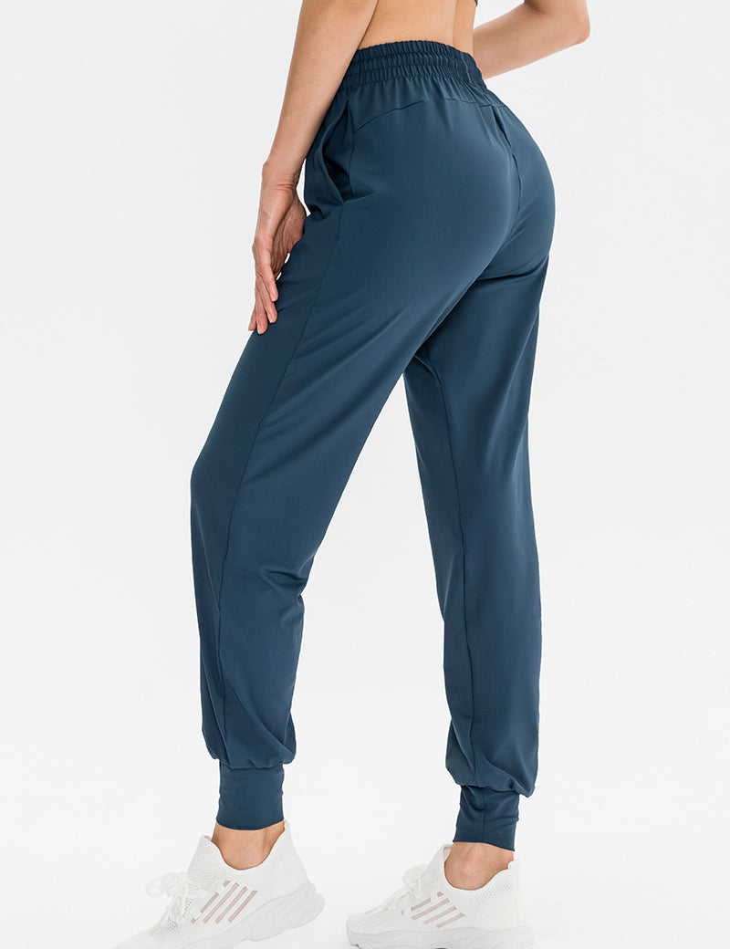 Tapered Jogger Pant with Drawstring by bornfocus