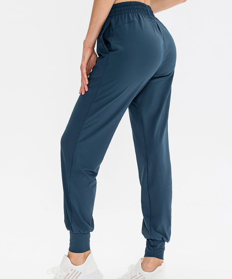 Tapered Jogger Pant with Drawstring by bornfocus