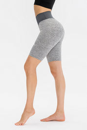 High Waisted Ruched Butt Lifting Shorts by bornfocus