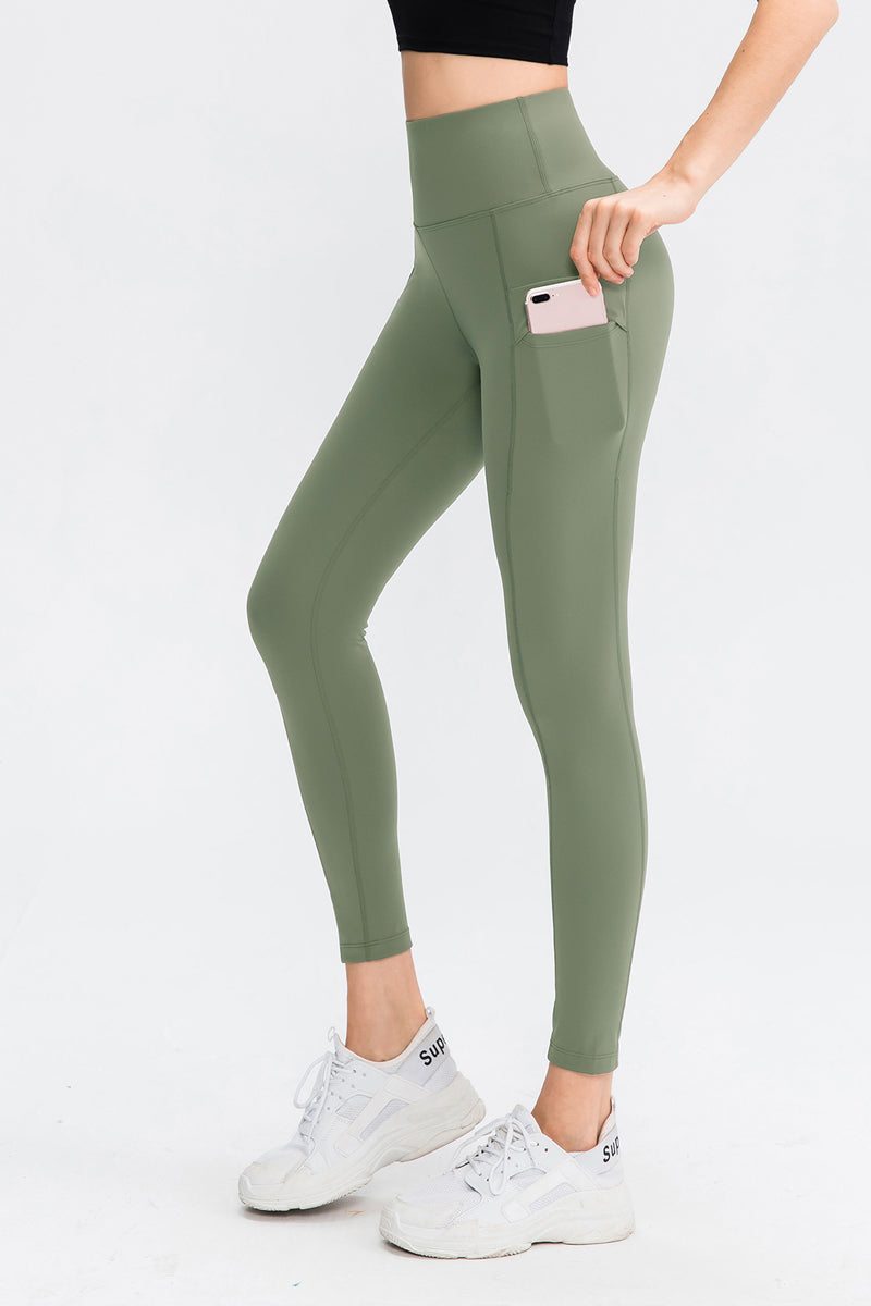 High-Waist Leggings with Pockets by bornfocus