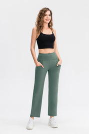 High-Rise Wide Leg Pants by bornfocus