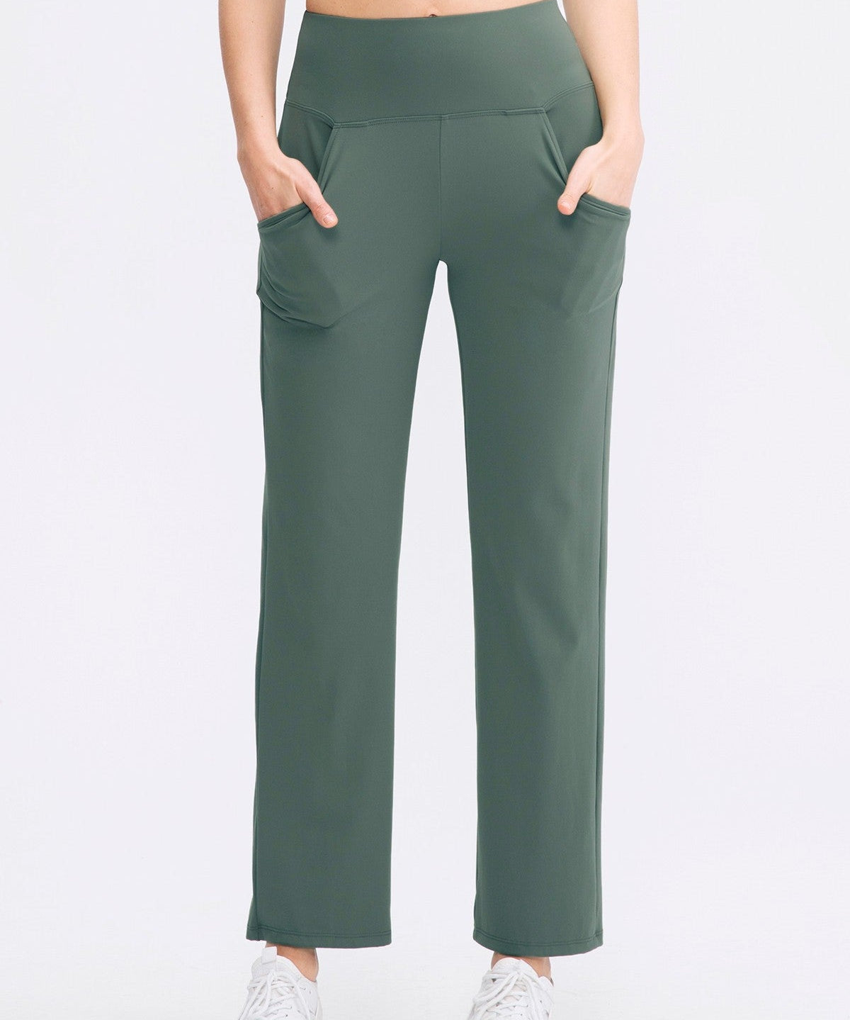 High-Rise Wide Leg Pants by bornfocus