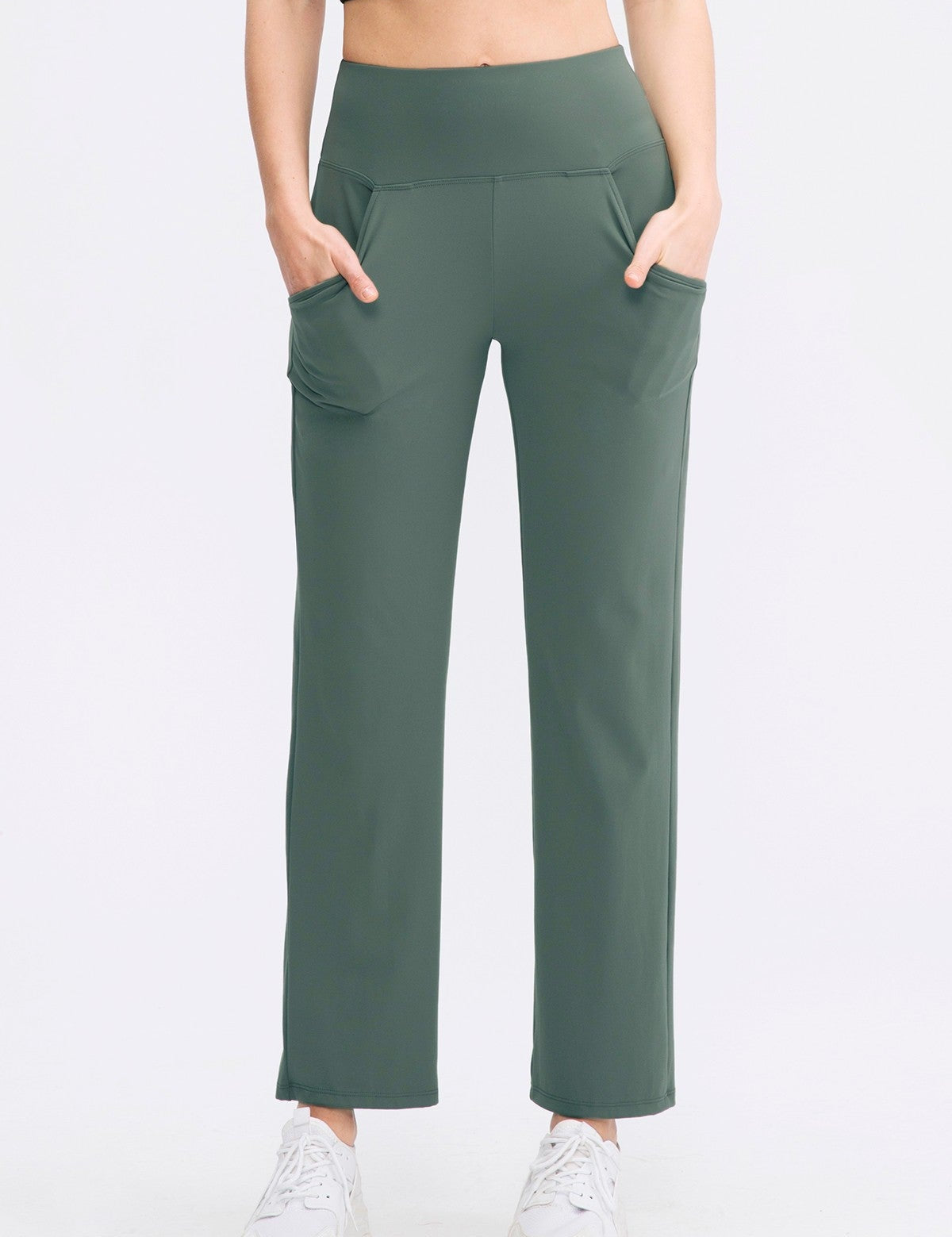 High-Rise Wide Leg Pants by bornfocus