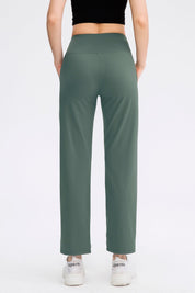 High-Rise Wide Leg Pants by bornfocus