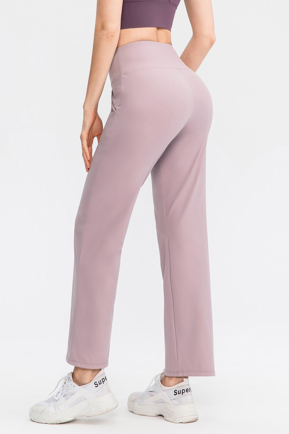 High-Rise Wide Leg Pants by bornfocus