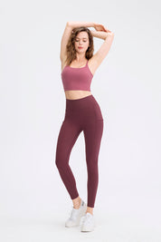 High-Waist Leggings with Pockets by bornfocus